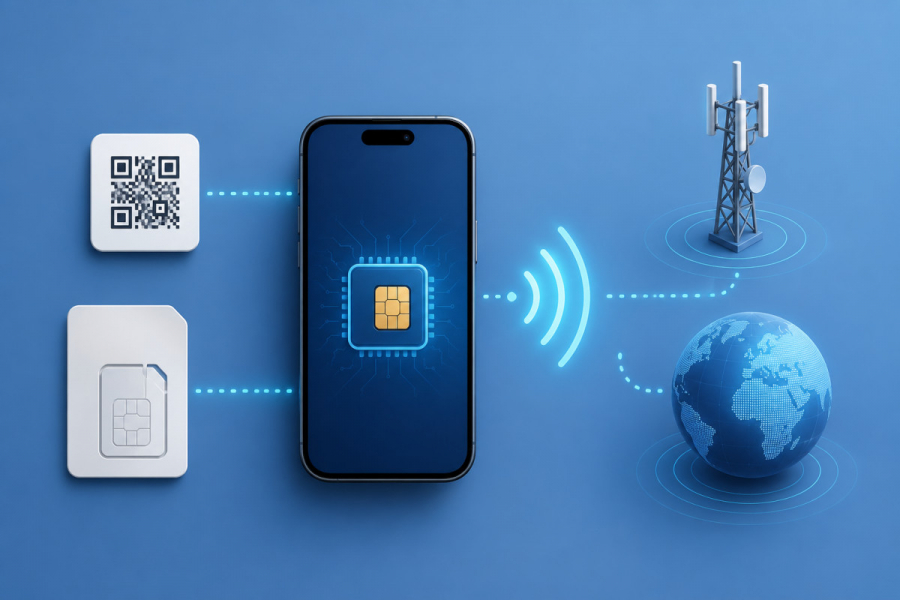 eSIM в Україні у 2026 році: підключення, переваги, можливості