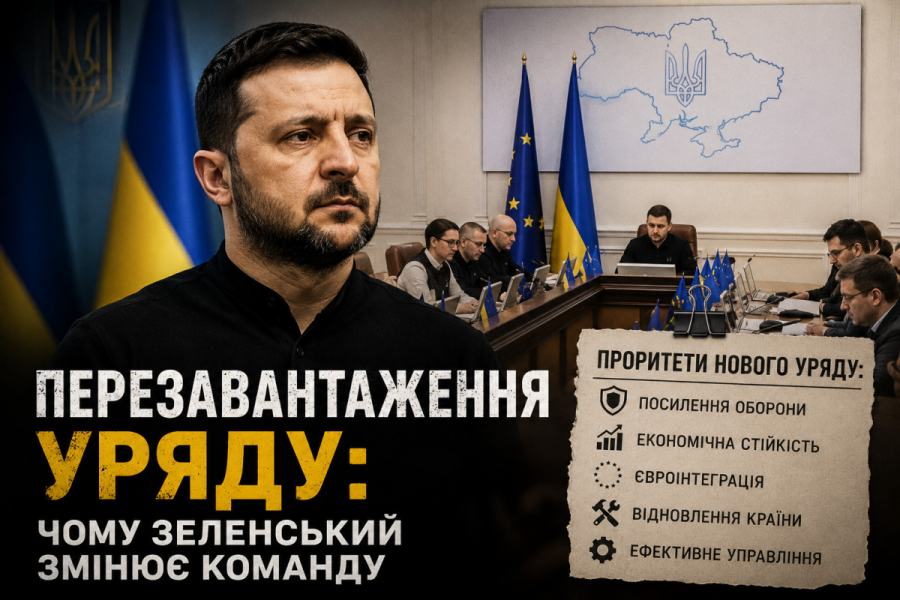 Перезавантаження уряду та зміна команди Зеленського