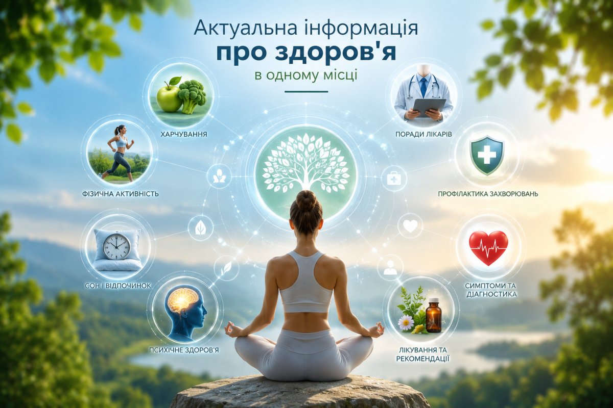 Актуальна інформація про здоров'я в одному місці