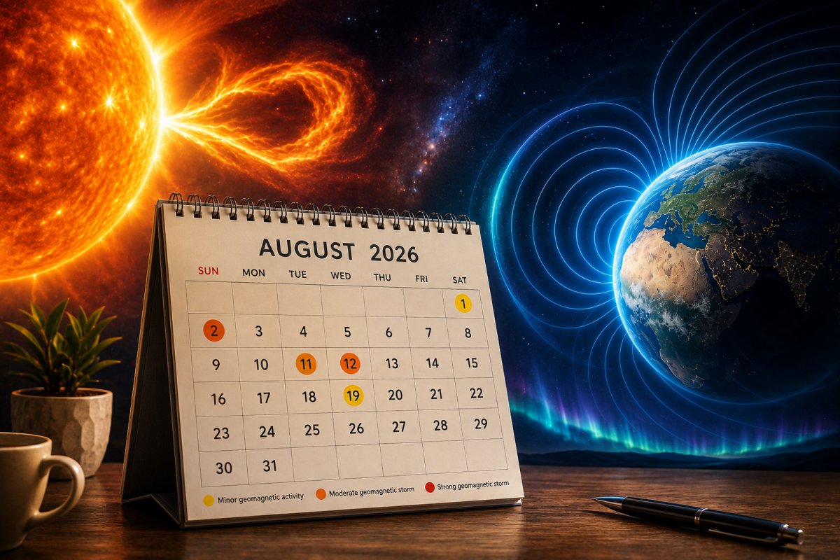 Коли очікуються магнітні бурі у серпні 2026 року
