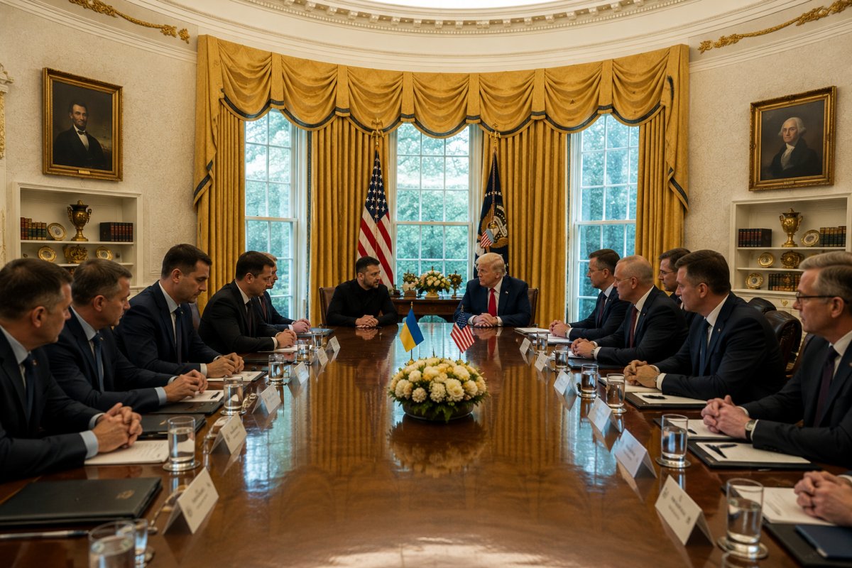 Кто принимал участие на встрече Трампа и Зеленского Кто принимал участие на встрече Трампа и Зеленского