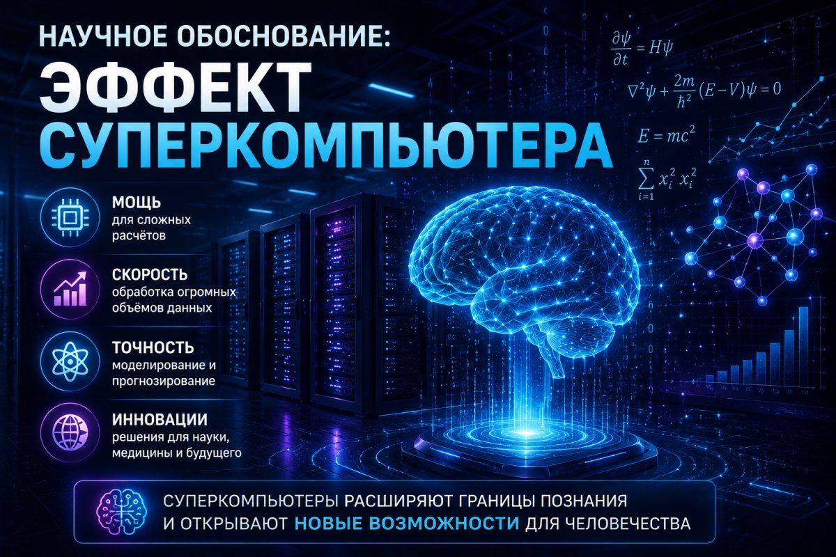 Научное обоснование: Эффект суперкомпьютера