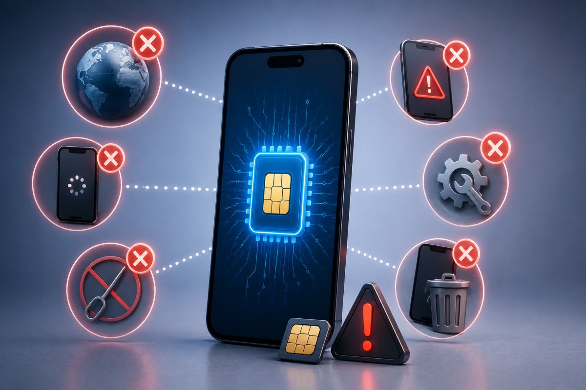 Недоліки eSIM