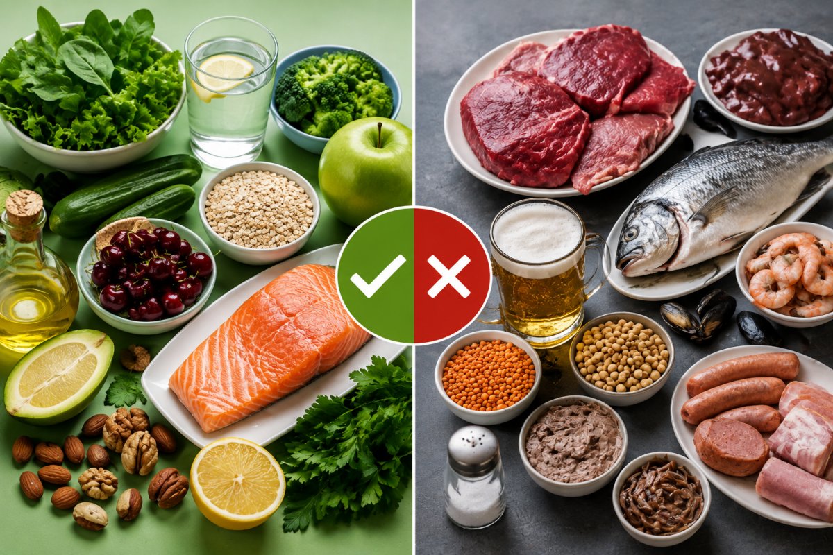 Разрешенные, ограниченные и запрещенные продукты
