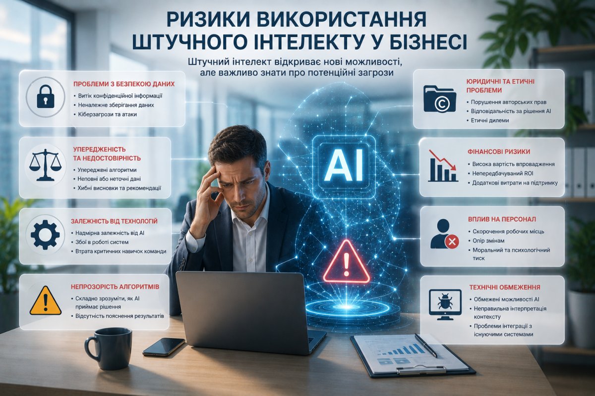 Ризики використання штучного інтелекту у бізнесі