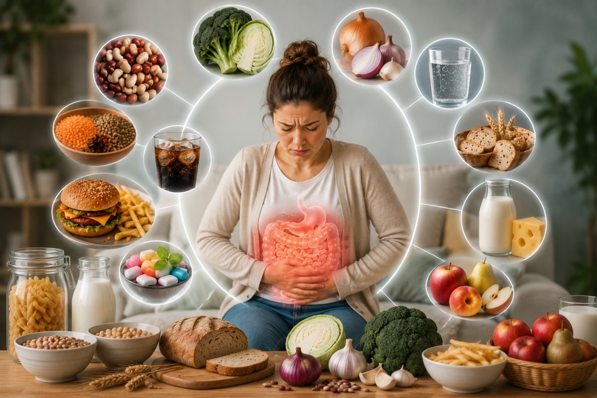 Які продукти найчастіше провокують здуття Які продукти найчастіше провокують здуття