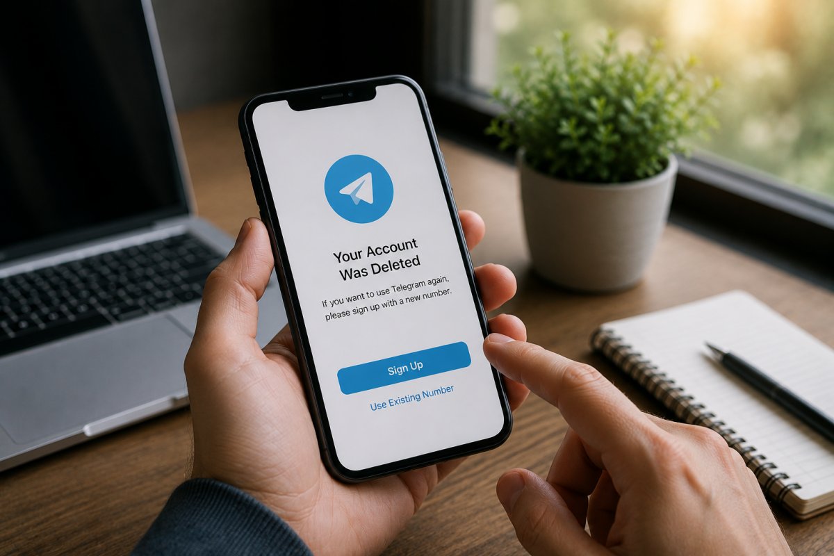 Якщо акаунт Telegram був видалений Якщо акаунт Telegram був видалений